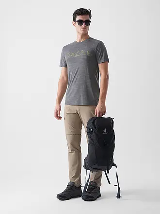 MERU | Maglietta funzionale da uomo Laholm Woolmix | grau